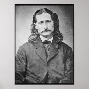 Poster Maréchal Wild Bill Hickok Vieux Ouest Gunfighter