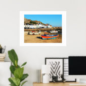 Poster Marée basse à Gorey (Bureau à domicile)
