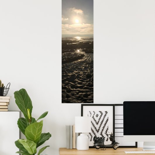 Poster Marée basse à La Jolla (Bureau à domicile)