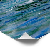 Poster Marée basse à Pourville (Coin)