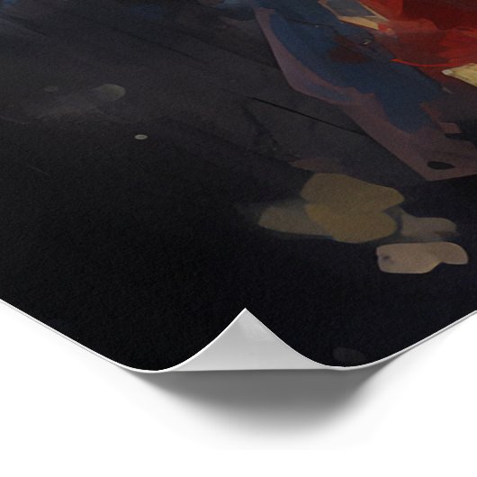 Poster Marées Tranquilles : Un Anime Symphonique Aquarell (Coin)