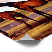 Poster Mares et poulains de George Stubbs (Coin)