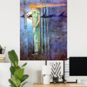 Poster Margaret Macdonald Celtic Inspiré Art Nouveau (Bureau à domicile)