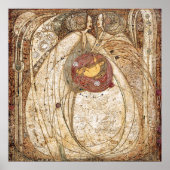 Poster Margaret MacDonald Mackintosh Coeur du Rose (Devant)