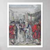 Poster Margaret Nicholson Attempting to assassin His M (Devant)