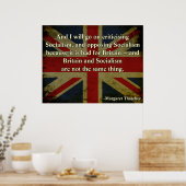 Poster Margaret Thatcher Anti-socialisme (Cuisine)