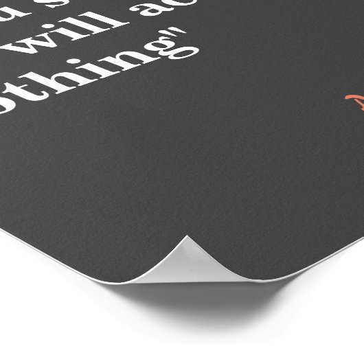 Poster Margaret Thatcher Cite D'Aimer (Coin)