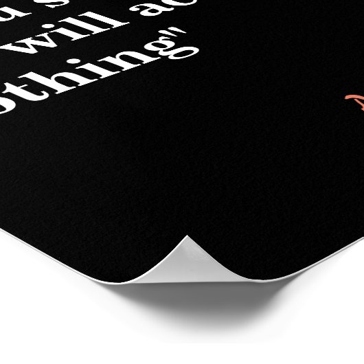 Poster Margaret Thatcher Cite D'Aimer (Coin)