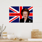Poster Margaret Thatcher - Drapeau britannique (Cuisine)