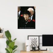 Poster Margaret Thatcher Premier ministre (Bureau à domicile)