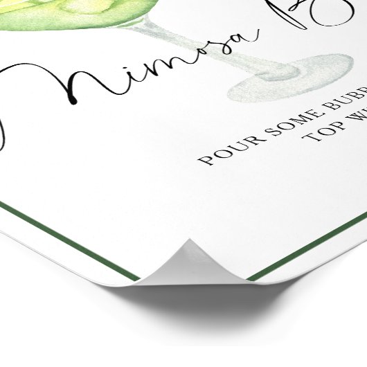 Poster Margarita Bride douche Mimioza bar (Coin)