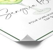 Poster Margarita Bride douche sangria bar (Coin)
