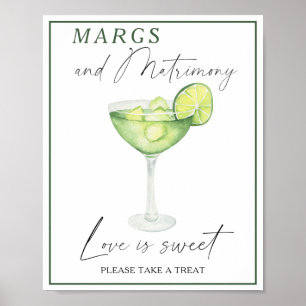 Poster Margarita fête de fiançailles L'amour est doux, pr