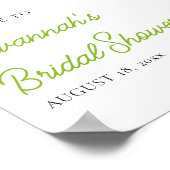 Poster Marges et mariage Fête des mariées de chaux Affich (Coin)