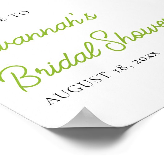 Poster Marges et mariage Fête des mariées de chaux Affich (Coin)