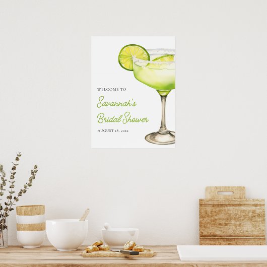 Poster Marges et mariage Fête des mariées de chaux Affich (Cuisine)