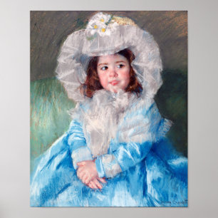 Poster Margot en bleu, Mary Cassatt