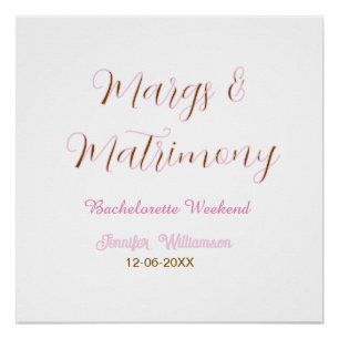 Poster Margs et matrimony ajoutez nom date enterrement de