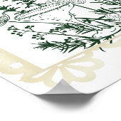 Poster Margs Matrimony Crâne Fiesta Couple Douche Bienven (Coin)