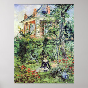 Poster Marguerite dans le jardin de Bellevue