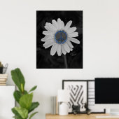 Poster marguerite de paix (Bureau à domicile)