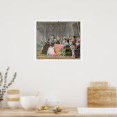 Poster Marguerite de Valois (1553-1615) devant la S (Cuisine)