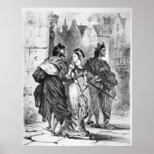 Poster Marguerite des prés de réunion de Faust