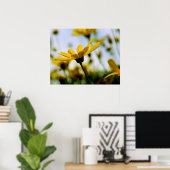 Poster Marguerites (Bureau à domicile)