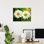 Poster Marguerites (Bureau à domicile)