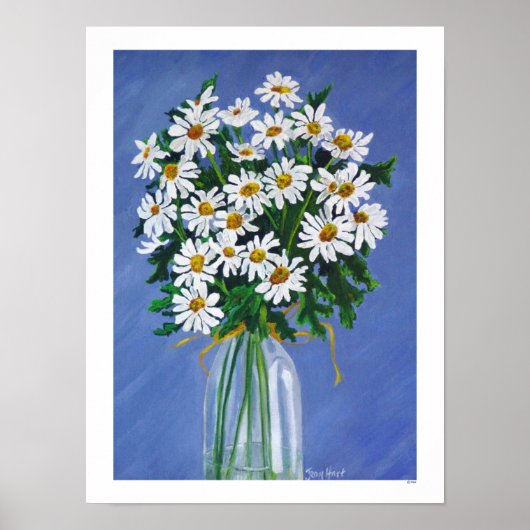 Poster Marguerites (Devant)