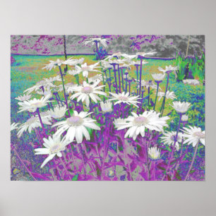 Poster Marguerites d'art de bruit