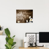 Poster Marguerites de campagne (Bureau à domicile)