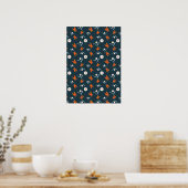Poster Marguerites et Papillons (Cuisine)