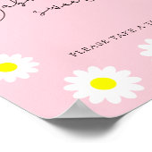 Poster Marguerites fleurs sauvages - les bébés sont doux (Coin)