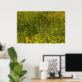 Poster Marguerites jaunes (Bureau à domicile)