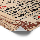 Poster Mari À Mon Mari Je T'Aime Plus (Coin)