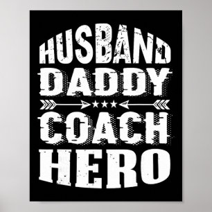 Poster Mari Coach Héros Entraîneur Coach de Football Supe