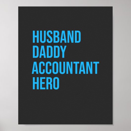 Poster Mari Daddy Comptable (Devant)