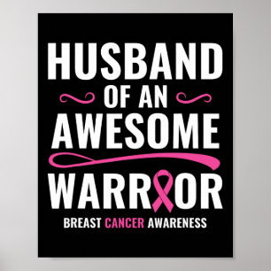 Poster Mari De Chemise De Sensibilisation Au Cancer D'Un