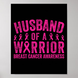 Poster Mari D'Un Guerrier Sensibilisation Au Cancer Du Se