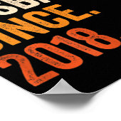 Poster Mari épopé masculin depuis 2018 anniversaire maria (Coin)