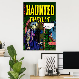Poster Mari Épouvantail Zombie Horreur Bandes Dessinées V