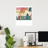 Poster mari papa légende du jeu (Bureau à domicile)