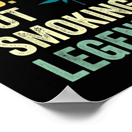 Poster Mari Papa Pot Fumer Légende Mauvaise herbe Papa Fu (Coin)