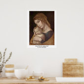 Poster Maria Avec L'Enfant Qui Dort Par Andrea Mantegna (Cuisine)