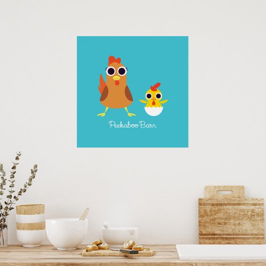 Poster Maria & Bandit les poulets (Cuisine)