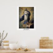 Poster Maria Immaculata Par Murillo Esteban Perez (Cuisine)