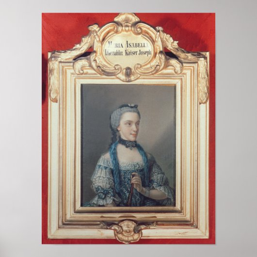 Poster Maria Isabella de Parme (Devant)