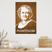 Poster Maria Montessori Imprimer (Cuisine)