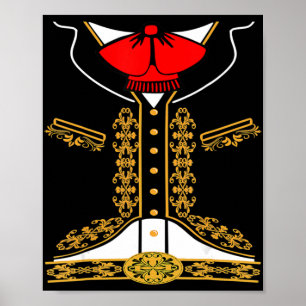 Poster Mariachi Charro Costume Mexicain Pour Cinco De May